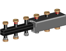 Распределительные коллекторы из чёрной стали Meibes МЕ 66301, на 5 отопительных контуров