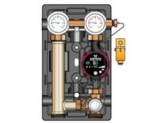 Насосные группы Meibes D-МTV DN25, 1’’ с насосом Wilo Yonos PICO 25/1-6